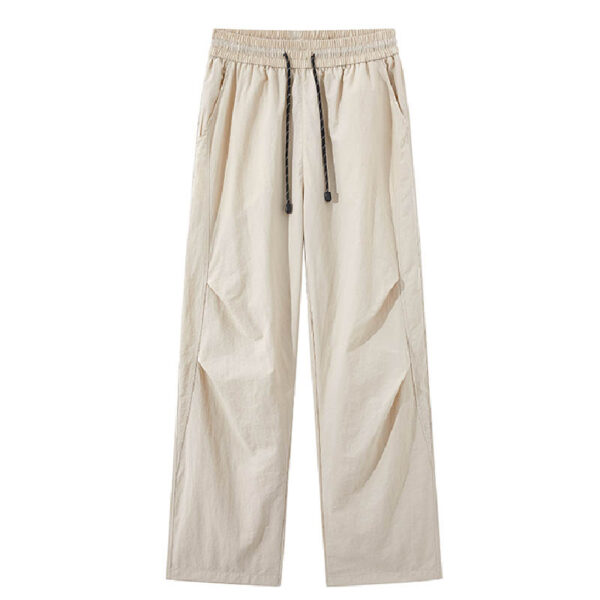 Fashionable elastic waistband casual wear baggy sport pants